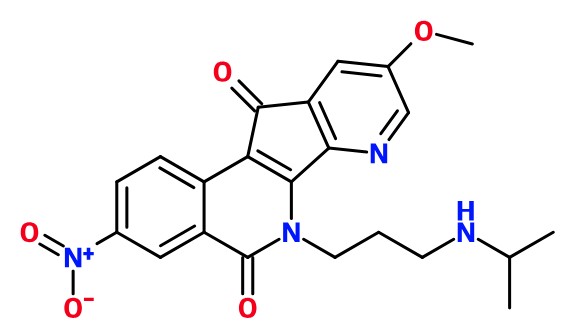 (image for) MC085387 6-(3-Isopropylamino-propyl)-9-methoxy-3-nitro-6H-pyrido[3',2':4,5]cyclopenta[1,2-c]isoquinoline-5,11-dione